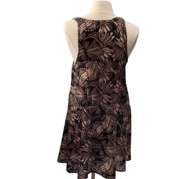 Free People Ellie Burnout Velvet Mini Tank Dress Size Medium - Picture 12 of 13